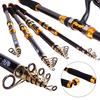 SOUGAYILANG Fishing Rods Carbon 2.1-3.6M Telescopic Pole Spinning Pole Freshwatwer Saltwater Fishing
