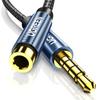 Ugreen Adapter Cable Aux Extension Mini Jack 3.5 Mm 2M Blue (Av118)