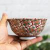 Парная чайная чаша, чайная чашка, парный набор столовых приборов, керамическая чайная чаша с цветочным узором Kutani Ware, японская фирменная посуда, сделано в Японии