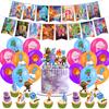 30Pcs Elemental Birthday Party Supplies Include Banner, Cake Toppers, Balloons