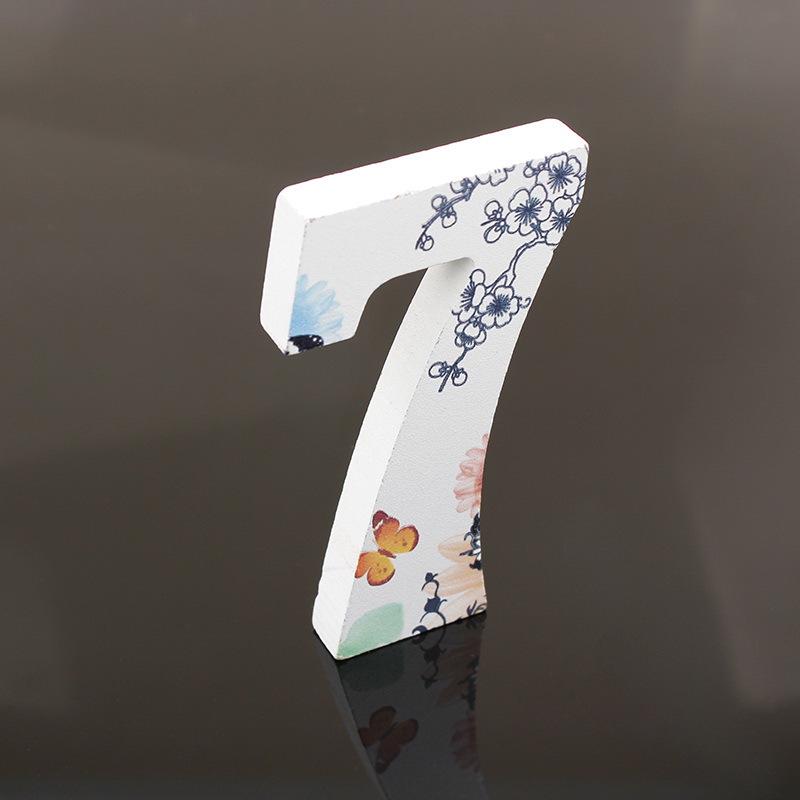 Wooden Alphabet Craft Letters Plaque Home Wedding Nursery Party Decoration