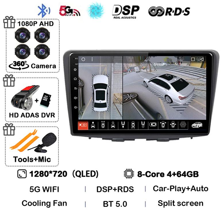 Android 14 Carplay Auto WIFI+4G для Suzuki Baleno 2016 2017 2018 2019 GPS автомобильный радиоприемник мультимедиа видеоплеер стерео головное устройство DSP