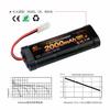 Melasta 7.2V RC NiCd Battery, High-Capacity 2000mAh, with Tamiya Compatible Discharge Connector, Replacement for Various RC Cars, Ports, and Racing Ca