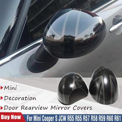Чехлы для зеркал заднего вида для Bmw Mini Countryman Cooper S Clubman Paceman R55 R56 R57 R58 R59 R60 R61 с черным флагом