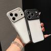 Ударопрочный Полупрозрачный Матовый Чехол Для Телефона Для iPhone 17 Air 16 15 14 13 12 11 Pro Max Plus Прозрачный Защитный Жесткий Чехол Funda