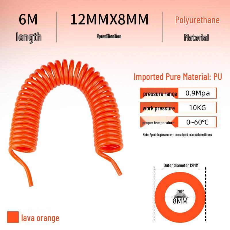 Durable High-Resilience PU Pneumatic Air Hose