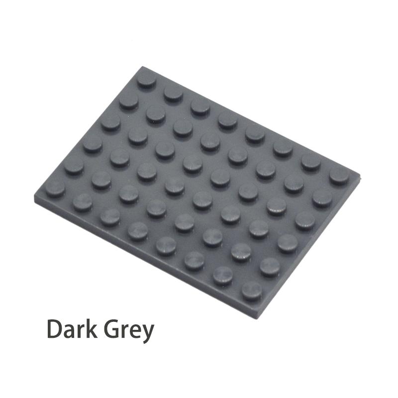 10 шт. DIY строительные блоки тонкие фигурки кирпичи 6x8 точек 12 цветов образовательный творческий размер совместимы с 3036 игрушками для детей