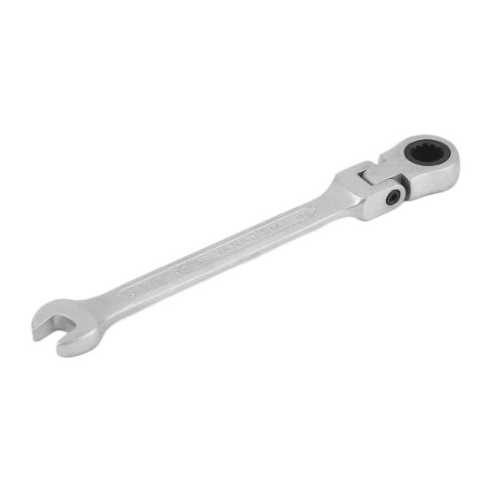 8mm-19mm 180 Degree Reversible Combination Movable Head Ratchet Wrench Socket Spanner