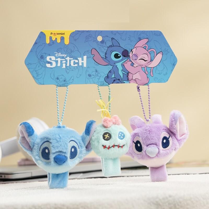 Toy Story Zootopia Lilo&Stitch Winnie the Pooh Lotso Plush Stuffed Toys Doll Cute Couple Keychain Pendant Christmas Gift
