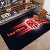 Custom Rug Nottingham Forest Pattern Print Name Text Soft Non‑Slip Floor Carpet for Home Indoor Decoration