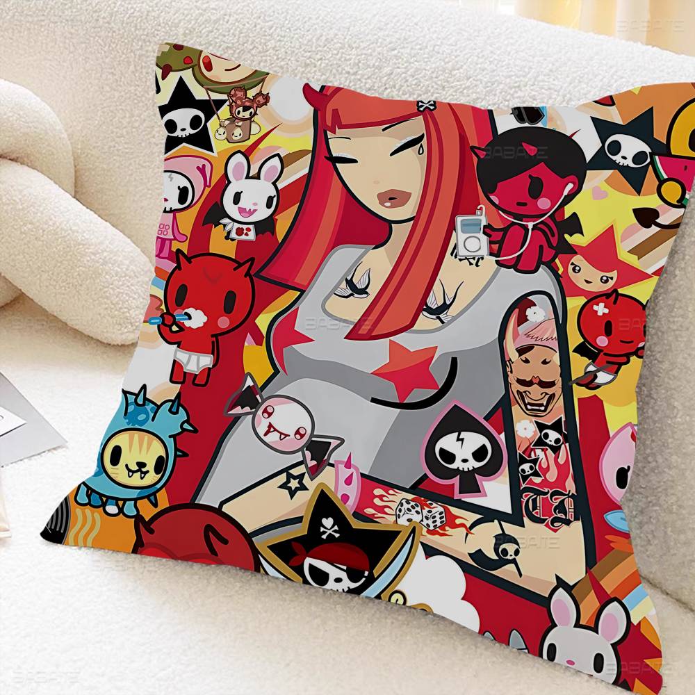 Japan Anime TTokidokiS Pillowcases Home Bedding Decorative Pillow Cover Wedding Super Soft Pillow Case