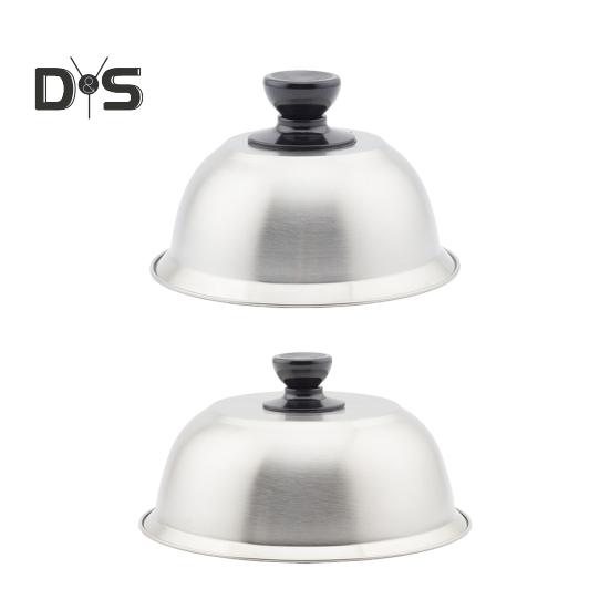 Stainless Steel Basting Cover for Griddle Cheese Melting Dome Small Grilling Domes for Outdoor Indoor Cooking
