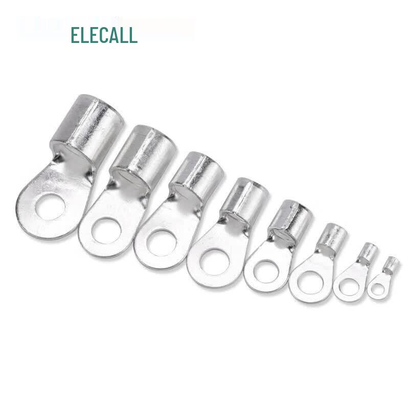 ELECALL OT Series Copper Cold-Pressed Ring Terminals