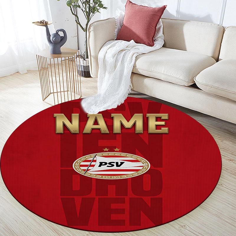 Custom Name,PSV pattern round rug,Carpet Rug for Living Room Bedroom Playroom ,Non-slip Floor Mat,Holiday Gifts and Birthday Gifts.