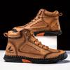 Модные мужские кожаные ботинки ручной работы Модные высокие повседневные ботинки Высококачественные кроссовки для мужчин Ботильоны на шнуровке Горячая распродажа Botas Hombre