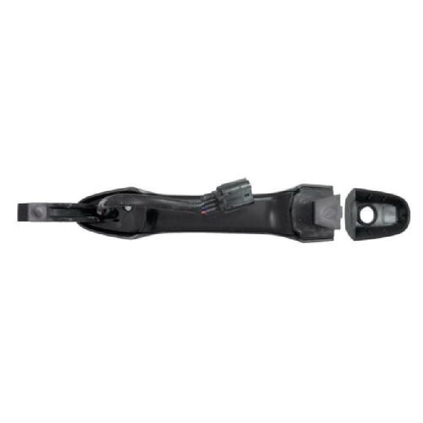 Exterior Outer Outside Door Handle Black With Smart Entry Front Left Driver Side