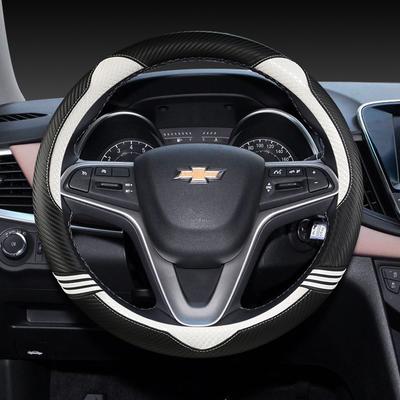 Чехол на руль автомобиля из углеродного волокна 38 см для Chevrolet Cruze Malibu Sail Spark Captiva Equinox Trax/Tracker AVEO Lova RV