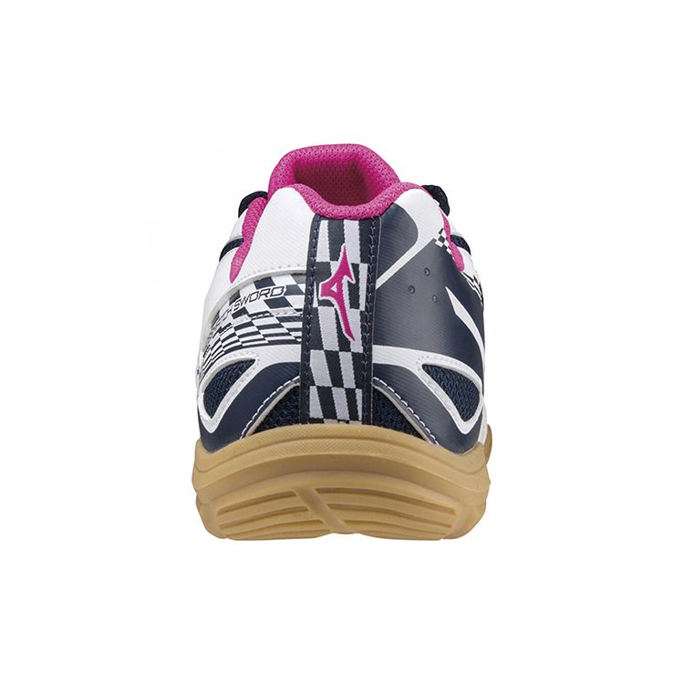 Mizuno Crossmatch Sword Women's Low-Top Table Tennis Shoes White Blue 81GA213014