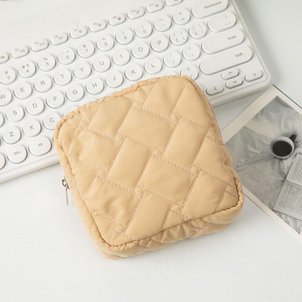 Дорожный органайзер, косметичка, однотонная гигиеническая прокладка, сумка для тампонов, наушники, сумка для монет, помада