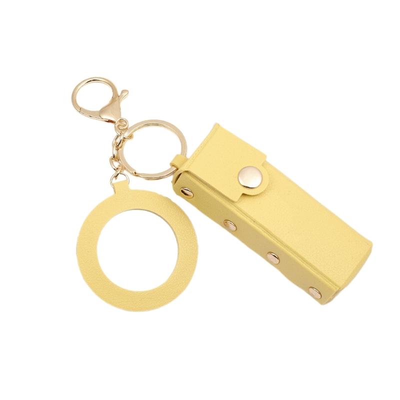 Stylish and Durable PU Lipstick Pouch Lip Balm Holder Organizer Perfect for Travel or Daily Use