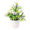 Multicolor Morning Glory Artificial Potted Plants Photo Props Faux Bonsai  Desktop Ornament