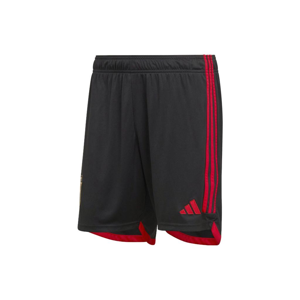 Adidas Home 2022 Printed Embroidered Striped Logo Football Shorts Men Shorts Black HD9414