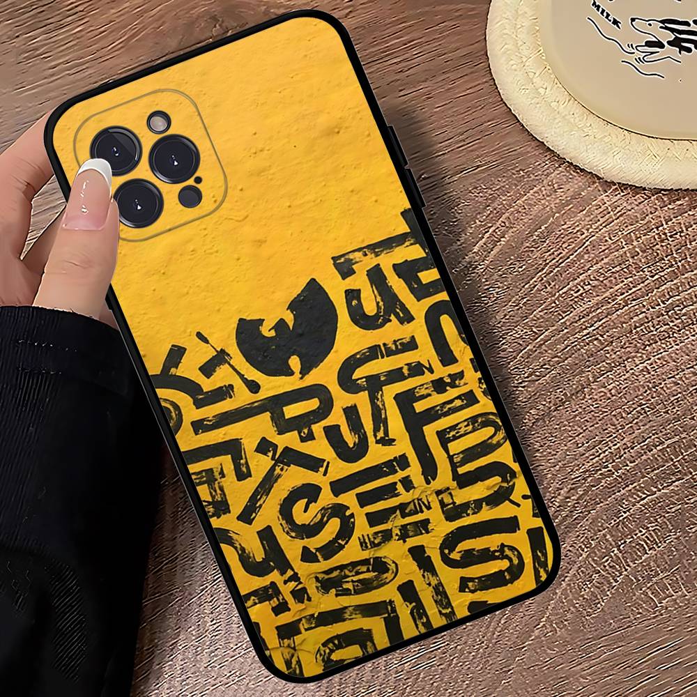 W-WU-T-TANG C-CLAN For IPhone 17 16 15 14 13 12 11 Pro Max 17 Air Pro Max Back Cover Phone Case