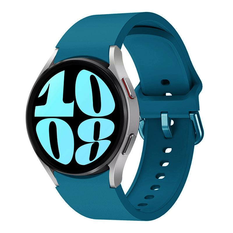 Силиконовый ремешок для Samsung Galaxy Watch 7/6/5/4 44мм 40мм/5 Pro 45мм Браслет Galaxy Watch 4/6 Classic 47мм 43мм 46мм 42мм Ремешок