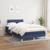 3140847 vidaXL Divan Bed with Mattress Blue 120x200 Cm Fabric