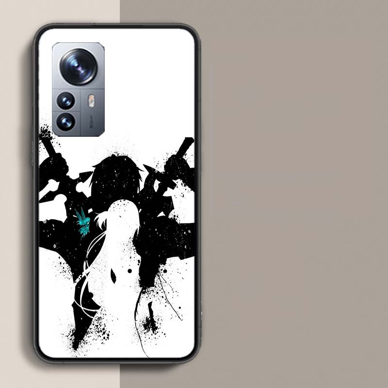 Чехол для телефона Sword Art Online SAO Аниме для Redmi Note 15 Pro 5G 14 13 12 Pro Plus 11 11T 11E 11S 10 Pro 10S 9 9S Чехол Мобильный Прозрачный