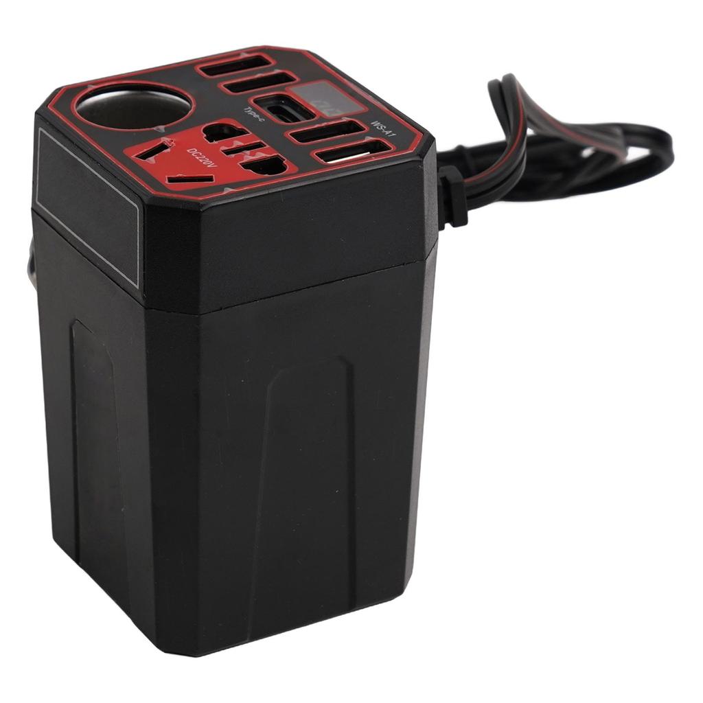 Инвертор мощности 12 В 24 В с USB-портом для зарядки бытовой электроники