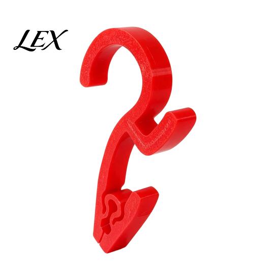 PLA Hanging Clips S-Shaped Hook with Clip, Heavy Duty Hook, 2-In-1 Space Saving Multi-functional Clamp Hanger, 3D Printed Clothes Pin Clip