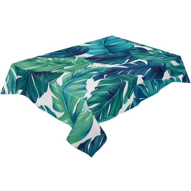 Банановые листья тропических растений водонепроницаемая скатерть свадебный декор дорожка для стола декор для кофе обеденный стол крышка