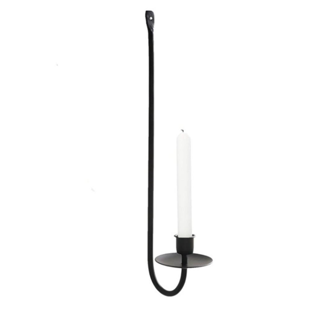 L-Shape Candlestick Holder Minimalism Metal Candle Sconce Party Prop Candle Stand Wedding Party