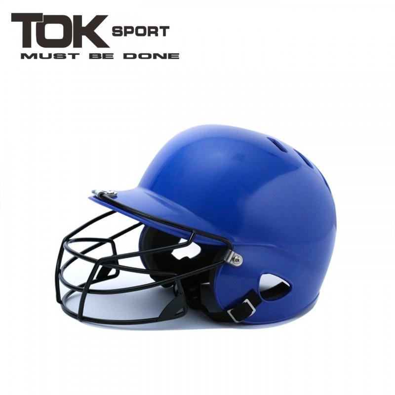 Baseball Softball Batting Helmet With Face Guard Ear Protection Kids Adults PU Material