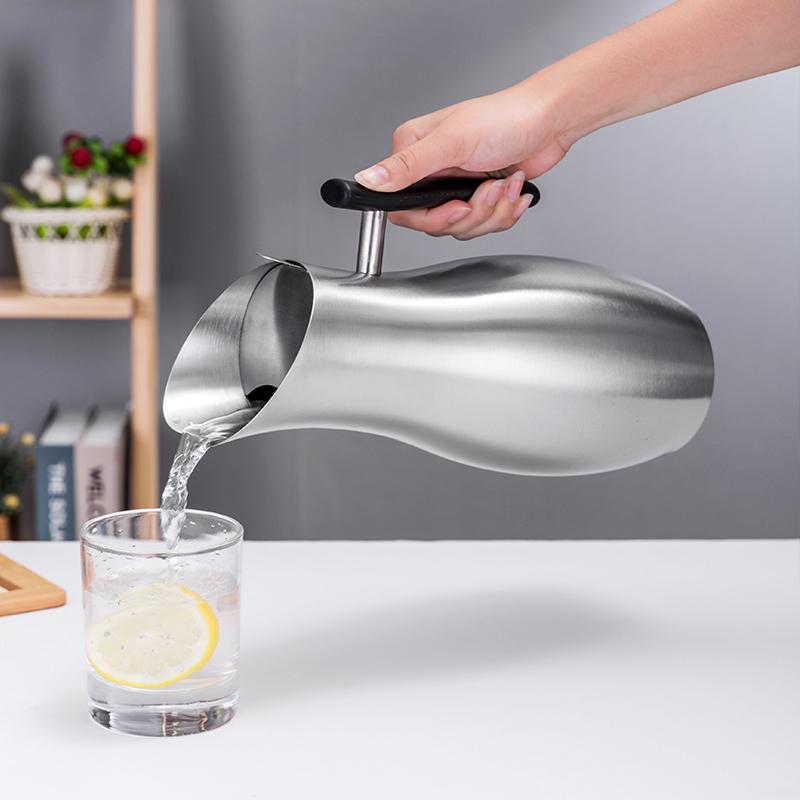 Кувшины из нержавеющей стали для кухни, бутылка для сока и супа в ресторане, емкость для замораживания воды, чайник для вина, разделитель для красного вина