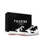 Travis Scott x Air Jordan 1 Черно-белые X AJ1 Низкие Винтажные Баскетбольные Кроссовки Женские Бело-черные DZ4137-106(Команда1381-)