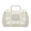 FENDI 8BH389 Medium basket bag Handbag whiteUsed