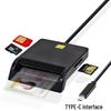 USB 2.0 Type-C считыватель смарт-карт: Универсальное решение для карт IC, банковских карт, SIM-карт, удостоверений личности и CAC