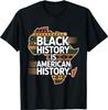 Black History Month Is American History Patriotic African T-Shirt