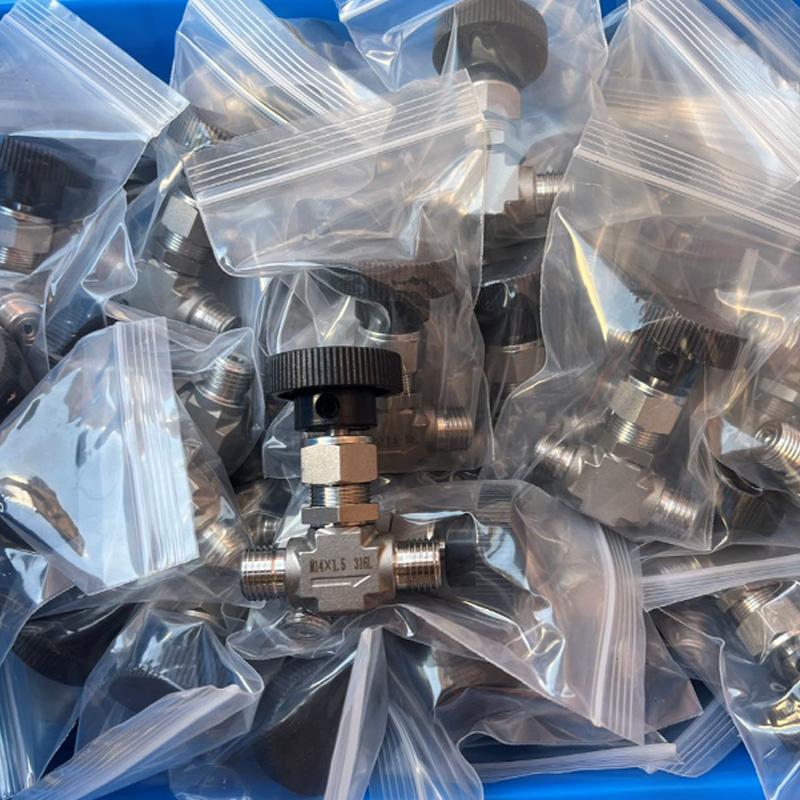 1/4" 3/8" 1/2" BSP NPT Внутренняя Наружная Прямая Колено Нержавеющая Сталь 316L Игольчатый Дроссельный Клапан 1000 PSI / 3000 PSI