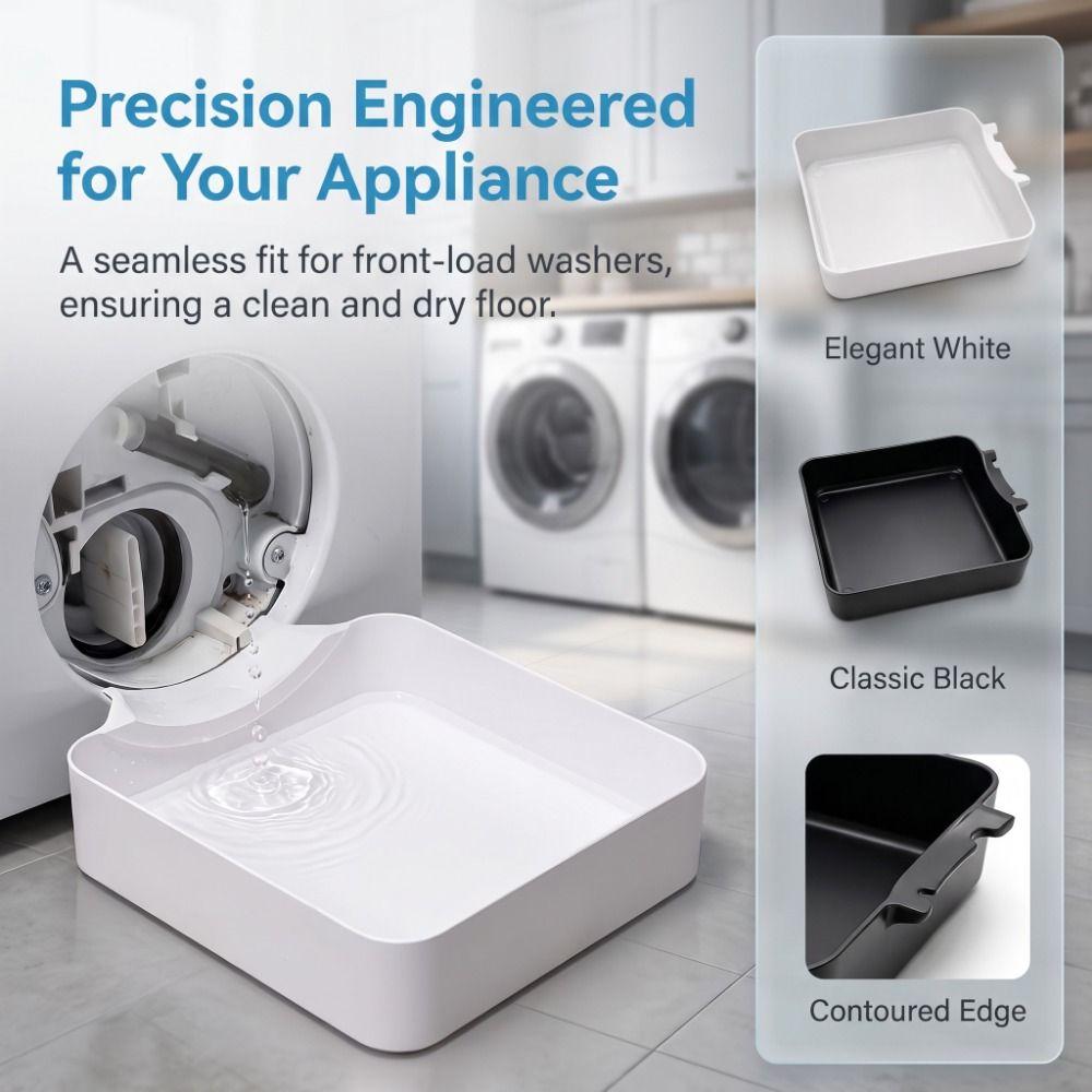 Simple Washing Machine Drain Tray Anti-Overflow Drain Pan Floor Protection