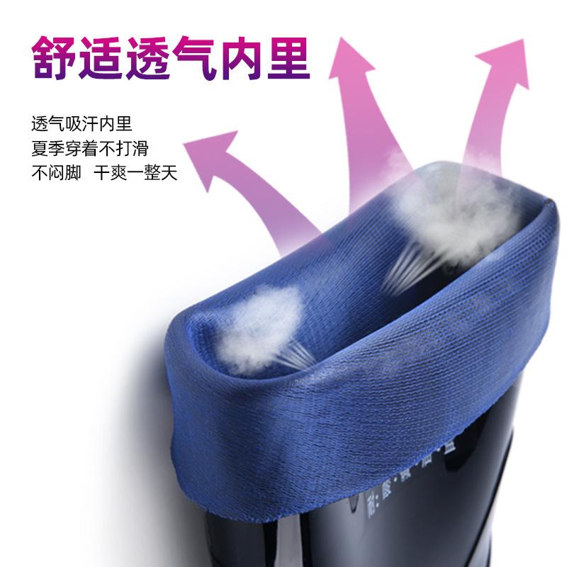 Мужские высокие резиновые сапоги черные утолщенные высокие резиновые сапоги резиновая обувь для воды