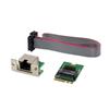 Быстрая карта RJ45 M.2 A+E к однопортовой карте сетевого адаптера 1000M Чип RTL8111F Карта адаптеров Rj45