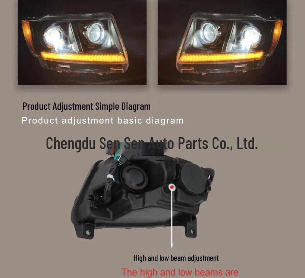 Светодиодная фара в сборе для Jeep Grand Cherokee - Модифицированные аксессуары