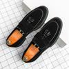 Tassel Business Leather Shoes Loafers Men British Style Shoes Slip-on Suede Moccasin Office Shoes Party Peas Shoes Driving Shoes