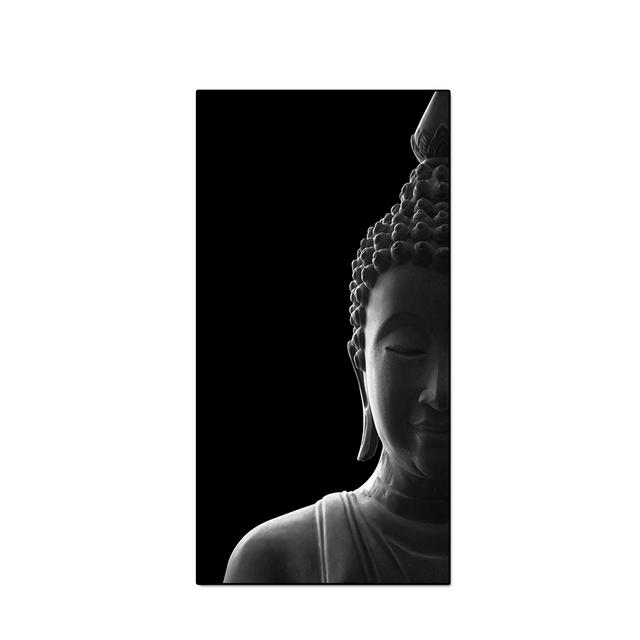 Традиционные религиозные декоративные картины Будды в черно-белом стиле, художественные принты, современный домашний декор для комнаты, холст, картина без рамки