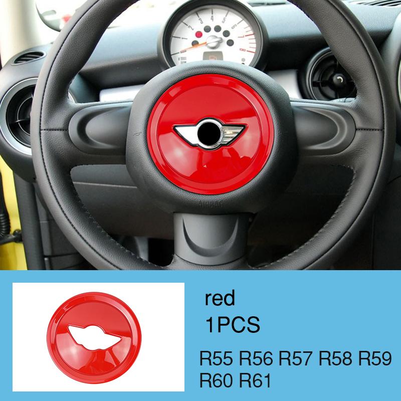 Car Steering Wheel Panel Multimedia Button Decorative Cover For BMW MINI Cooper JCW R55 R56 R57 R58 R59 R60 R61 Car Accessories