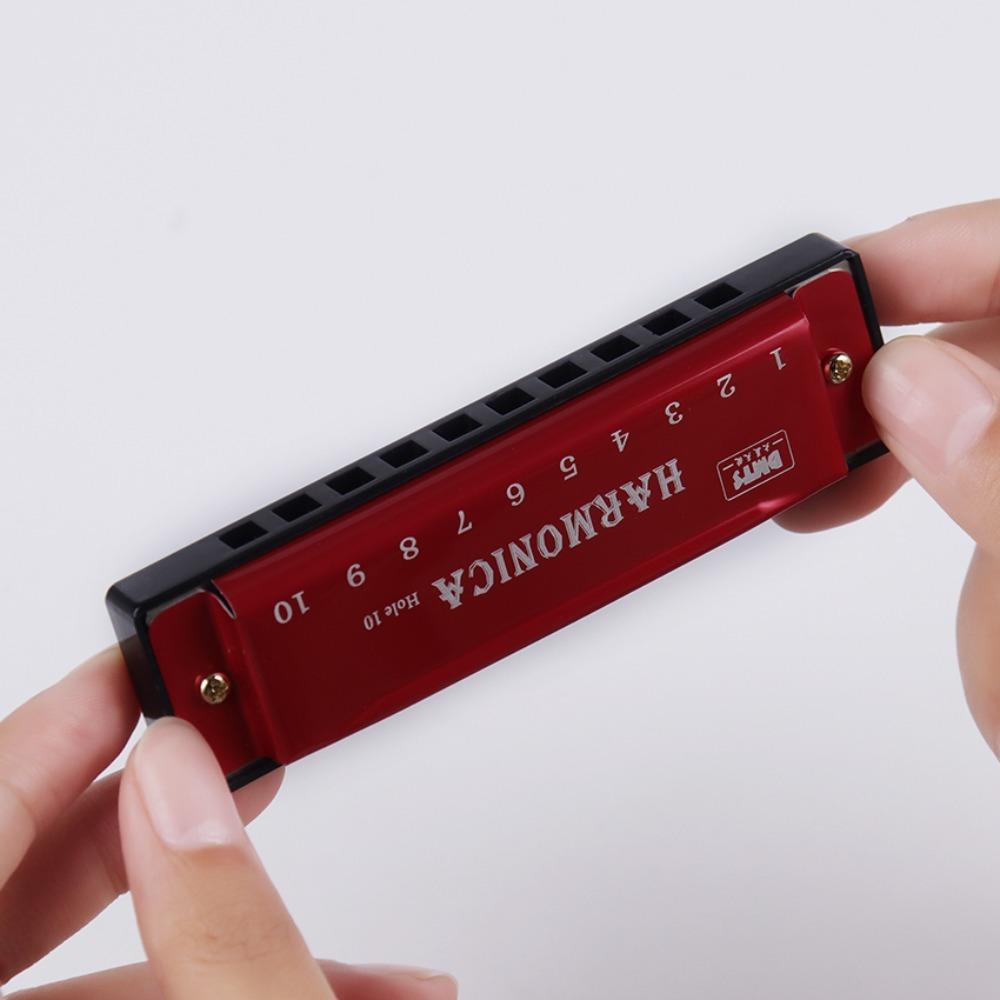 10-луночный творческий игровой подарок игрушки подарок медный сердечник губная гармошка раннее образование смоляная губная гармошка