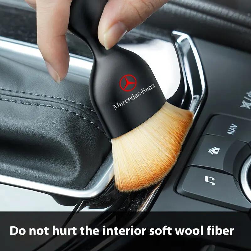 2025 Hot Car Logo Cleaning Car Detail Cleaning brush for Mercedes Benz S320 W164 W203 W204 W168 C180 E320 A200 CLA CLK CLS C260